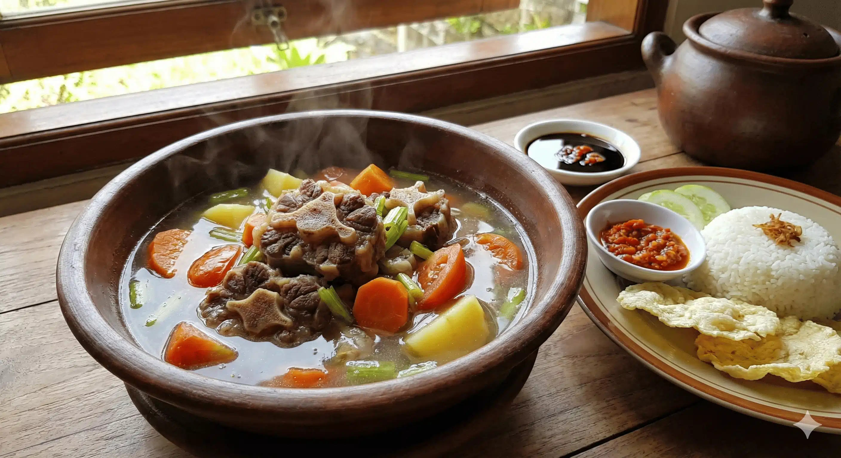 Sop Buntut : ꦱꦺꦴꦥ꧀ꦧꦸꦤ꧀ꦠꦸꦠ꧀